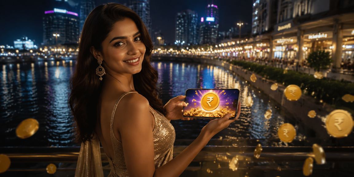 Interface preview showing casino games on a mobile device in Bangalore
